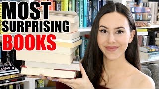 MOST SURPRISING BOOKS OF 2018 || Books with Emily Fox