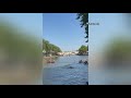 Paris mayor swims in Seine River | 2024 Paris Olympics
