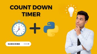 How to make Countdown Timer in Python | Python for Beginner's