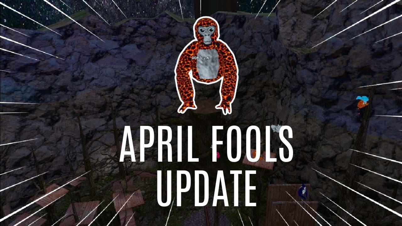 Gorilla Tag April Fools Update Youtube
