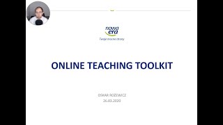 Online teaching toolkit by Nowa Era