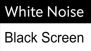 White Noise - Black Screen - No Ads - 10H Soothing Sleep Sounds for Focus \u0026 Studying