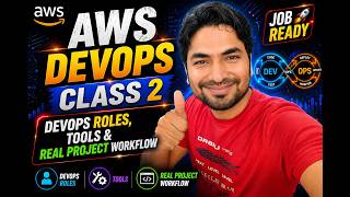 AWS DevOps Class 2 | DevOps Roles, Tools & Real Project Workflow (Job Ready)