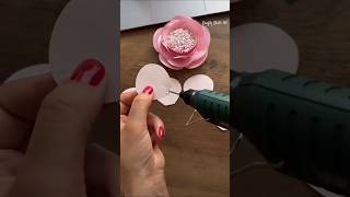 Easy DIY Paper Rose 😍🌹. #diy #flowercraft #art #papercraft #paperrose #youtubeshorts #shortsviral