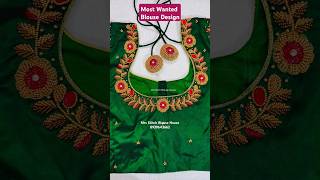 அதிகம் பேர் விரும்பிய ஒரு Blouse Design #aariwork #aariembroidery #blousedesign #fashiondesigner