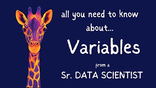 DATA SCIENTIST: What You Need To Know About Variables