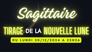 ♐️ SAGITTAIRE 🌚 Nouvelle Lune 🌚 du 30 Décembre 2024 Voyance Loi de l’attraction Magie Rituel