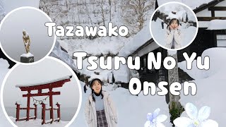 [ Foii Vlog ] Winter trip to Tazawako and my dream onsen Tsuru No Yu Onsen  in Akita