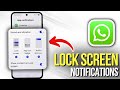 Samsung Galaxy A56 - How to Display WhatsApp Notifications on Lock Screen