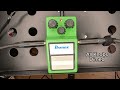 ibanez ts9 tube screamer pedal demo guitar pedal demo guitar pedals gear demo