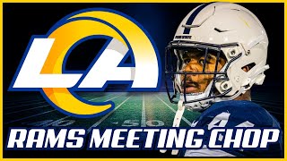 Rams MEETING with Chop Robinson for Pre-Draft visit!