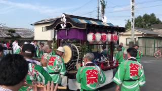 平成28年丹生神社秋季大祭 お囃子