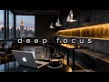 Café Focus Mode – Soft Mix for Deep Work & Big Goals | Ambient Chillstep Flow