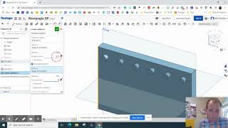 Using Linear Pattern on OnShape