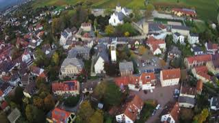 Ingelheim am Rhein von oben