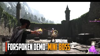 Forspoken Demo #PS5 gameplay 4k60 Combat Mini Boss battle