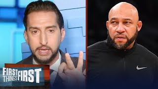 FIRST THING FIRST | Nick Wright & Chris Broussard GOES CRAZY Lakers fire Darvin