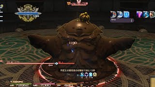 FF14 草木汚染 聖モシャーヌ植物園(Hard) ナイト初プレイ 4K Wide