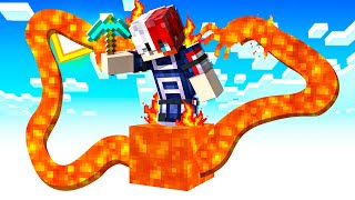 Minecraft But It's ONE LAVA BLOCK...🔥