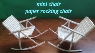 How to Make Awesome Origami Rocking Chairs