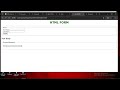 HTML form: Input types and input attributes explanation