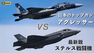 2022.8.31 三沢基地 日本のトップガン F-15 アグレッサー VS F-35A 戦闘訓練！！