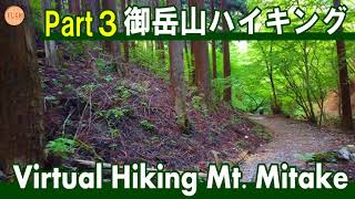 【4K】御岳山ハイキング Virtual Hiking Mt. Mitake【Part3】