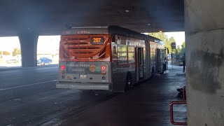 Full Ride LA Metro Line 207 Hollywood to Crenshaw Green Line Station (Southbound)