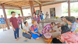 ขอพร รดน้ำดำหัวผู้ใหญ่ในวันปีใหม่ไทย บรรยากาศกะสิอนอัวนิดๆจ้า#ทนายอุทัยพาไปดู