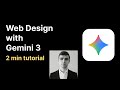 Gemini 3 for Web Design