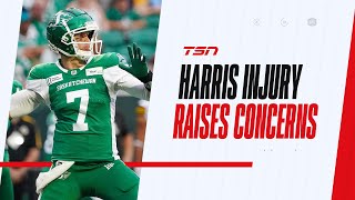 Harris' knee injury raises concerns for Saskatchewan entering bye week