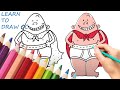 How to Draw Captain Underpants | Drawing Lesson