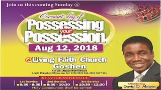 Possessing your Possession ( 1st Service ) August 12, 2018