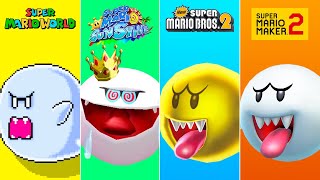 Evolution of Boo in Super Mario Games (1988-2021)
