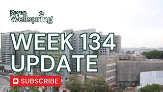 Spurring Progress: Stately 4K Timelapse of Kovan Wellspring's HDB Construction Journey - Week 134