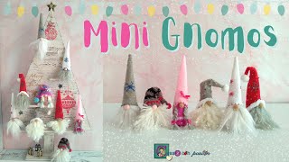 TUTORIAL MINI NORDIC GNOMES, RECYCLING CORKS. DIY pattern BARBS and HATS