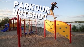 Rock Wall Parkour Nutshot *POOPS PANTS!