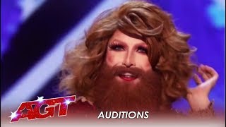 Gingzilla: Viral Sensation Drag Queen Brings The House DOWN!| America's Got Tale