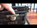 underwood portable 3 bank typewriter _ 1923