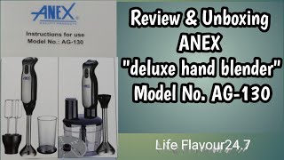 Review \u0026 Unboxing ANEX \