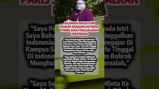 RAZMAN NASUTION KISRUH DENGAN HOTMAN PARIS SIAP TINGGALKAN INDONESIA #shortvideo #news #artis