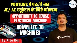 Marathon on Complete DC Machine | DFCCIL | HPCL | HAL | UPPCL JE | SSC JE EXAMS | By Ritu Raj