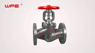 WFE Bellows Seal Globe Valves 3D Demonstration