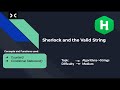 Sherlock and the Valid String | HackerRank | Algorithms | String