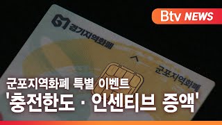 [군포] 군포지역화폐 특별 이벤트 '충전한도·인센티브 증액'