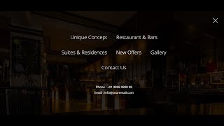 Interactive menu animation using Html,CSS & JQuery Greensock