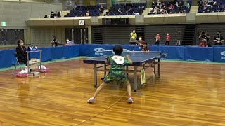 【カブ女子 決勝】松島美空 vs 新谷真奈｜全農杯 2022年全日本卓球選手権大会｜決勝トーナメント