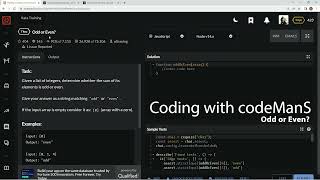 Codewars 7 kyu Odd or Even JavaScript