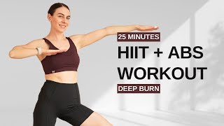 25 MIN FULL BODY HIIT - STRONG ABS - CORE  | no equipment | at home | no repeats