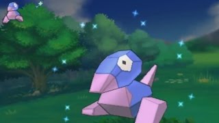 3DS【ポケモン ORAS】 shiny Porygon 色違い ポリゴン 色違 3D龍(多邊獸)